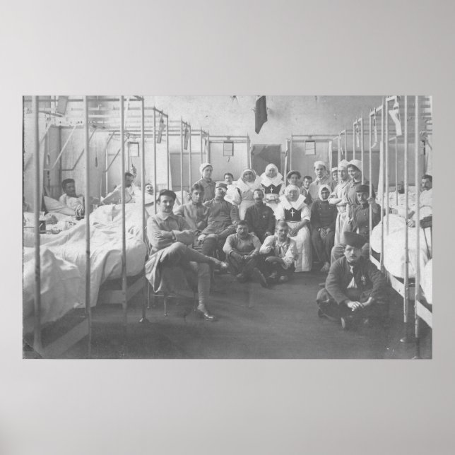 Fransk Hosptial Poster (Framsidan)