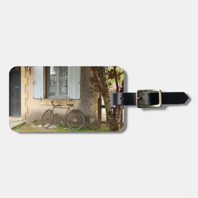 Fransk House Luggage Tag Bagagebricka (Horisontell Framsida)