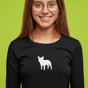 Fransk hund älskare för bulldoggSilhouette T Shirt