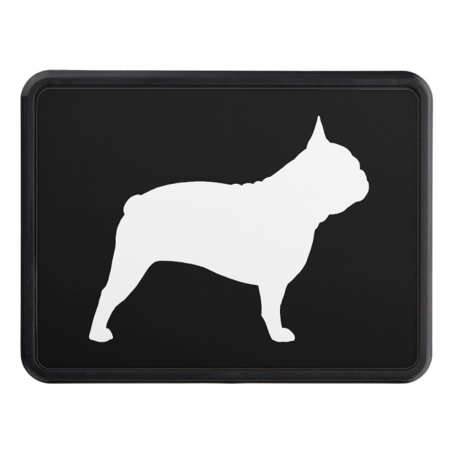 Fransk hund för bulldoggSilhouette | Frenchie Dragkroksskydd (Framsidan)