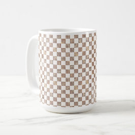 Fransk Imperial-inspirerad rutig mugg