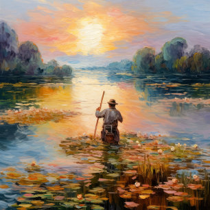 Fransk impressionism canvastryck