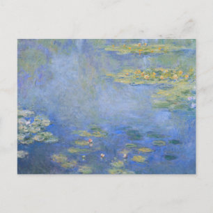 Fransk Impressionism Claude Monet Waterlilies Vykort