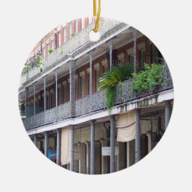 Fransk inkvarterar julgransprydnad keramik (Framsidan)