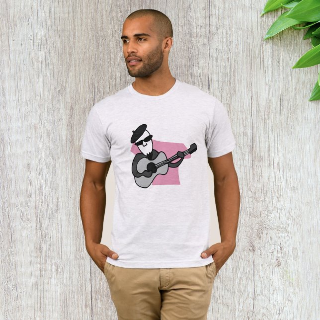Fransk Jazz Musician Manar T-Shirt (Skapare uppladdad)