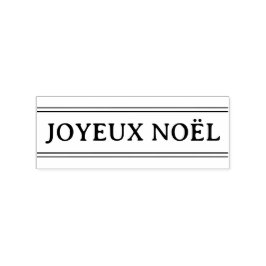 Fransk Joyeux Noël Rand jul Stämpel