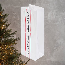 Fransk Joyeux Noël Red Rand jul