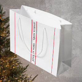Fransk Joyeux Noël Red Rand jul