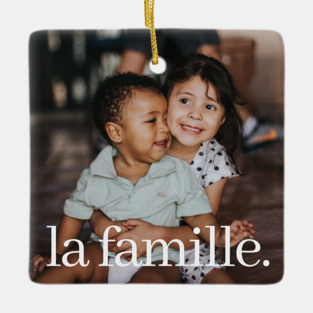 Fransk Julgran Julgransprydnad Keramik (Framsida)