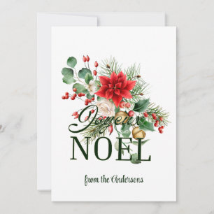 Fransk Julkort Joyeux Noel Inbjudningar
