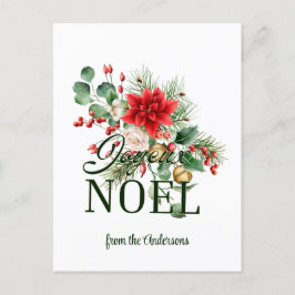 Fransk Julkort Joyeux Noel Vykort