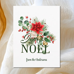 Fransk Julkort Joyeux Noel Vykort