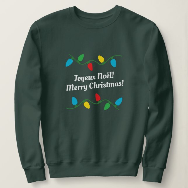 Fransk Julsötare/Joyeux Noël! T Shirt (Design framsida)