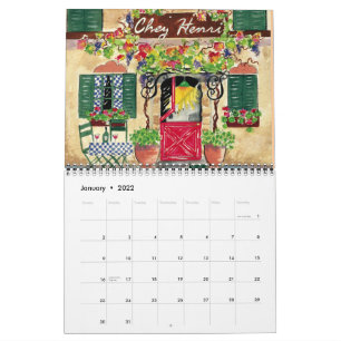 Fransk, kaféer, kalender