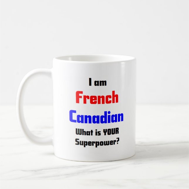 fransk kanadensare kaffemugg (Vänster)