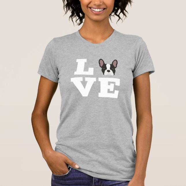 Fransk kärlek T-shirt (Framsida)