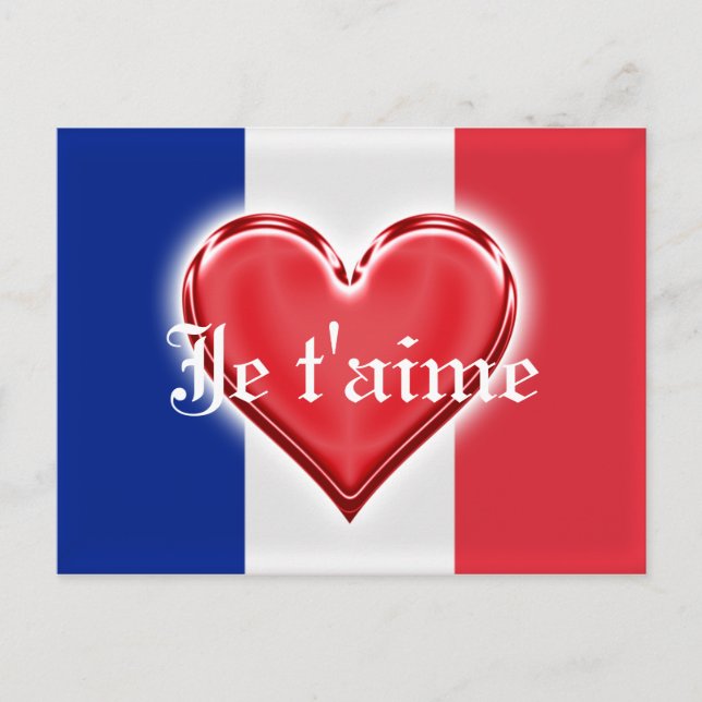 Fransk Kärlek Vykort (Framsida)
