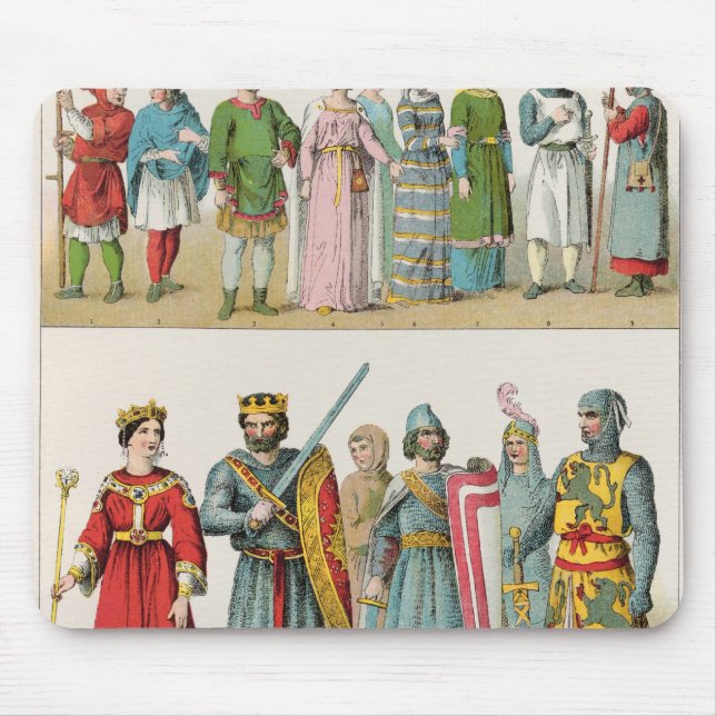 Fransk klänning musmatta (Framsidan)