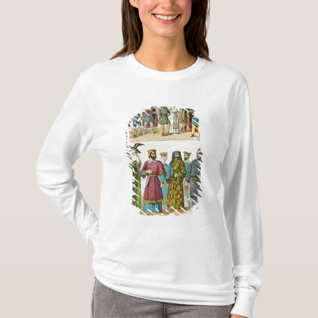 Fransk klänning t-shirt (Framsida)