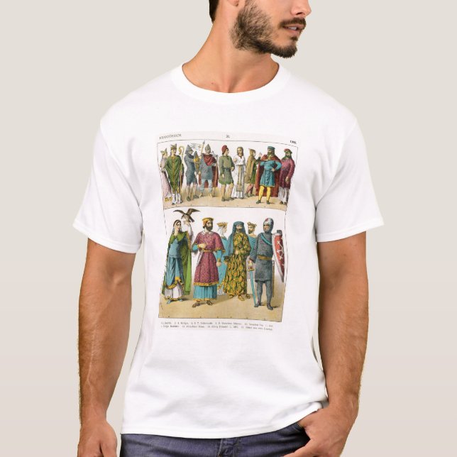 Fransk klänning t shirt (Framsida)
