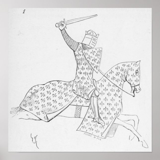 Fransk Knight Poster (Framsidan)