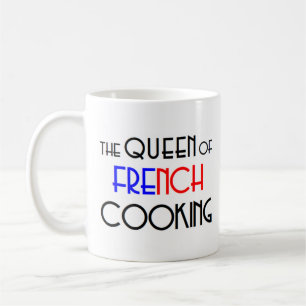 fransk kokdrottning kaffemugg