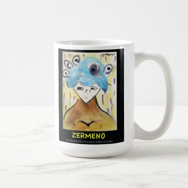 Fransk konstkaffemugg vid ZermenoGallery.com Kaffemugg (Höger)