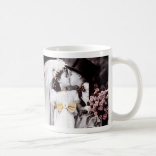 Fransk konstnär Poulbot (1879 - 1946) Les Amoureux Kaffemugg