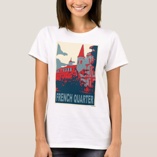 Fransk kvartal tee shirt (Framsida)