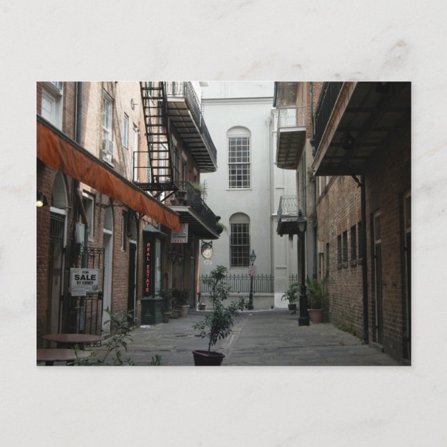 Fransk kvartal - vykort nr 2 (Framsida)