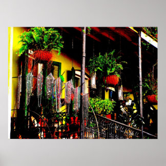 Fransk Kvartalskonsol Poster