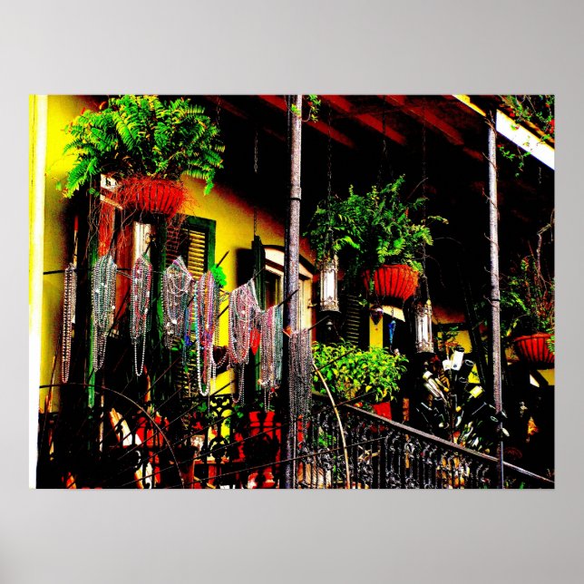 Fransk Kvartalskonsol Poster (Framsidan)