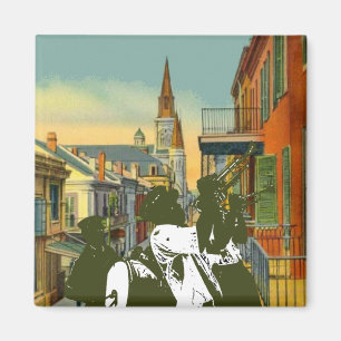 Fransk Kvartalsradband nya Orleans Magnet