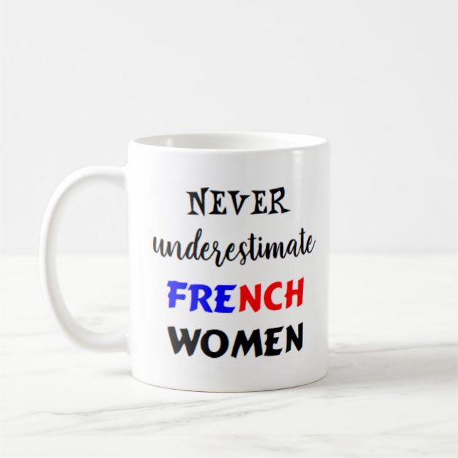 fransk Kvinnor kaffe mugg (Vänster)