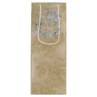 Fransk La Mer Snäckas Coral-presenten Liquor Vin B