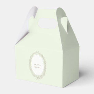 Fransk Laduree Patisserie Boulangerie Mint Grönt Presentaskar