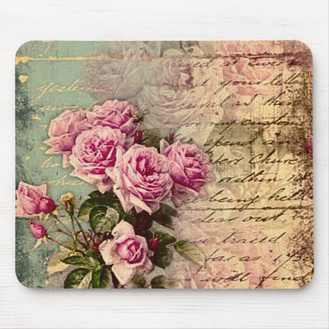 Fransk land chic,shabby chic, rosa ros, flora, musmatta (Framsidan)