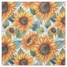 Fransk Land Decor Gult Solblommor Tyg