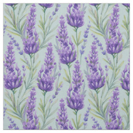 Fransk Land Decor Watercolor Lavender Flowers Tyg