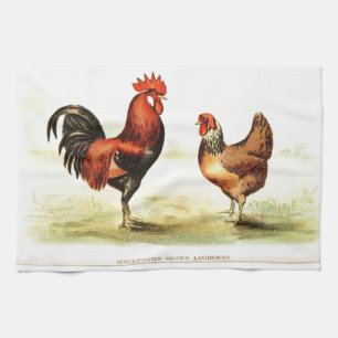 Fransk Land Home Decor - Tupp och Hen Kökshandduk