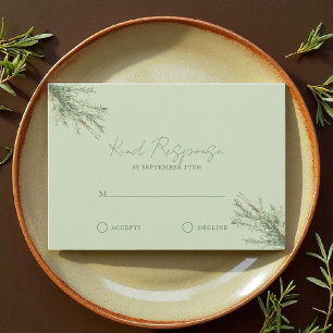 Fransk Land Rosemary Sprigs med Twine OSA Kort