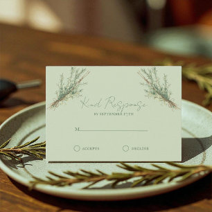 Fransk Land Rosemary Sprigs med Twine OSA Kort