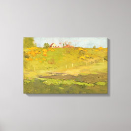Fransk Landsbygdens landskap (av Georg Pauli) Canvastryck