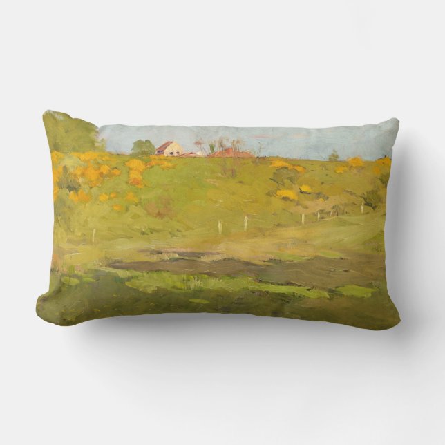 Fransk Landsbygdens landskap (av Georg Pauli) Lumbarkudde (Framsida)