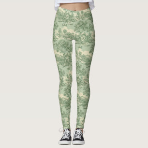 Fransk landsbygdssage Toile bondescen Leggings