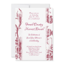 Fransk lantlig skördefest födelsedagsbrunch Barock