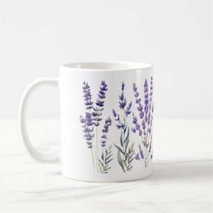 Fransk Lavender Design Kaffemugg