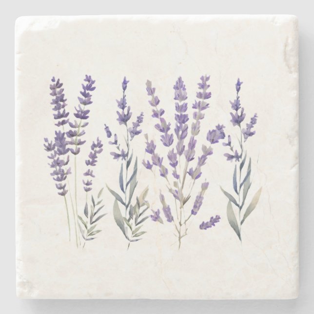 Fransk Lavender Design Stenunderlägg (Framsidan)