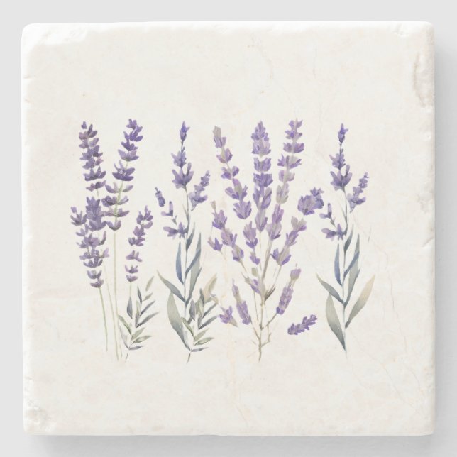 Fransk Lavender Design Stenunderlägg (Framsidan)