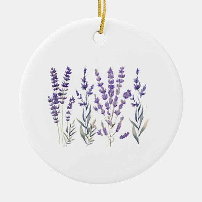 Fransk Lavender Ornament (Framsidan)